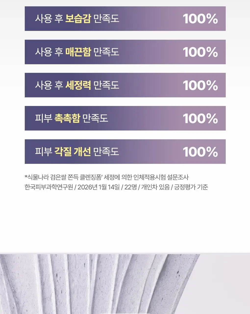 [NEW/보습클렌징] 식물나라 검은쌀 쫀득 클렌징 폼 150ml 단품/더블 기획 상세페이지 6